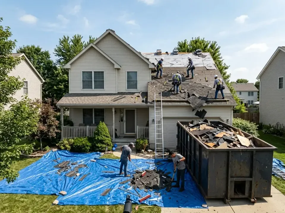 roof-replacement-debris-remova-004 — frequently asked questions, Cheapest Dumpster Rentals in Buckeye Lake, OH